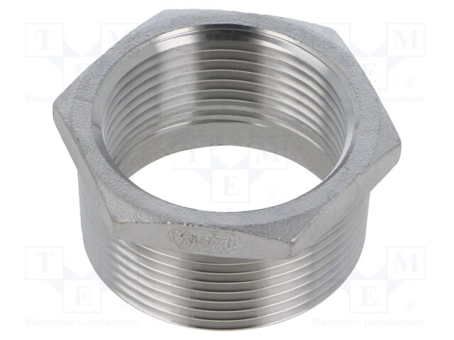 Male-female,reductive; max.10.5bar; 1.4408 stainless steel