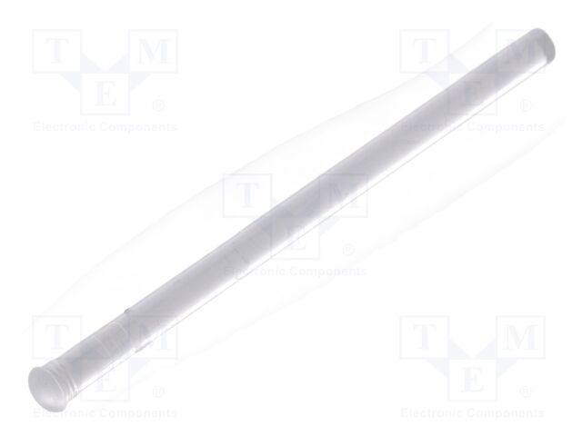 Fiber for LED; Ø3.2mm; L: 45.8mm; round; Front: convex; straight