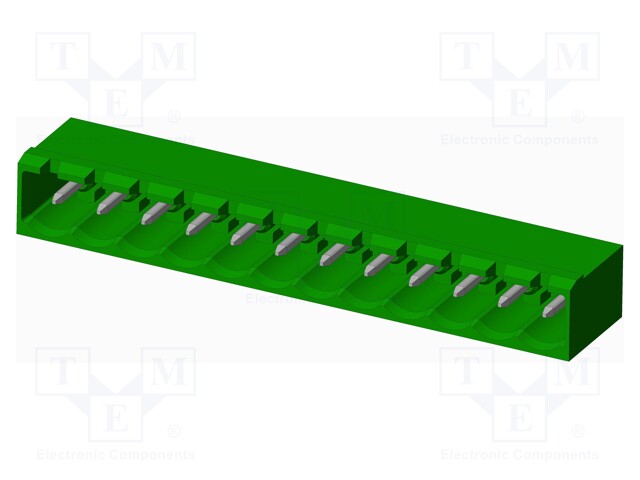 Connector: pluggable terminal block; socket; male; angled 90°
