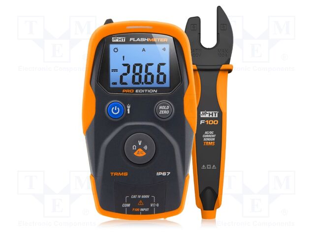 Digital multimeter; Øcable: 10mm; LCD; 4-digit; VDC: 400V,600V