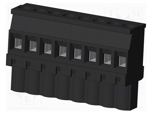 Connector: pluggable terminal block; plug; female; angled 90°
