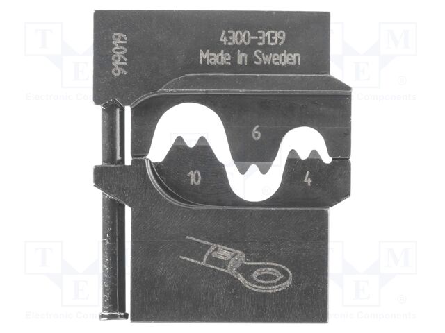 Crimping jaws; ring terminal,non-insulated terminals