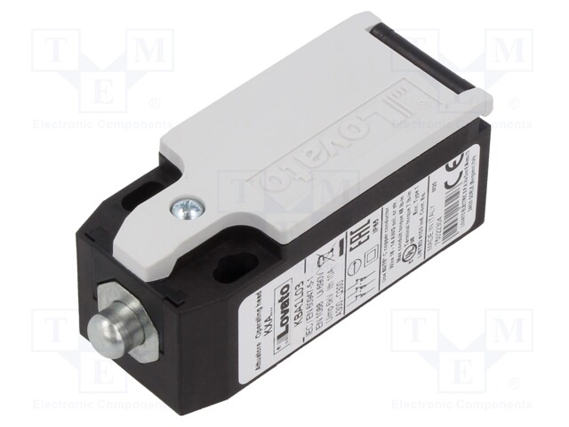 Limit switch; pin plunger Ø8mm; NC x3; 10A; M20; IP65; -25÷70°C
