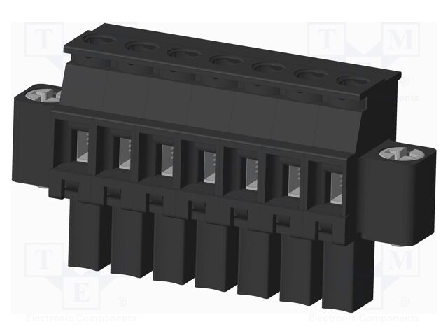 Connector: pluggable terminal block; plug; female; angled 90°