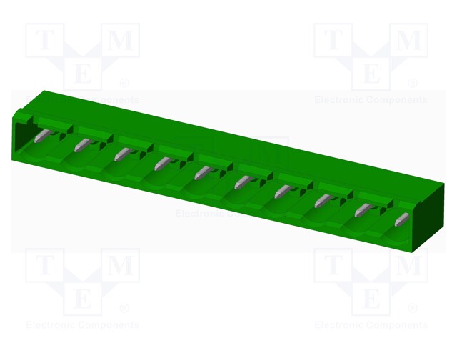 Connector: pluggable terminal block; socket; male; angled 90°
