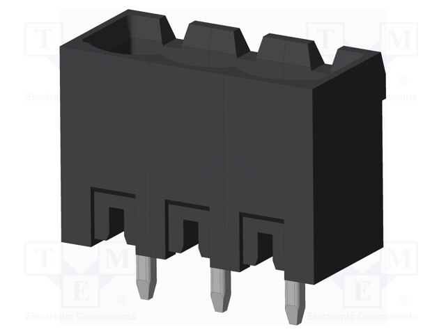 Connector: pluggable terminal block; socket; male; straight; THT