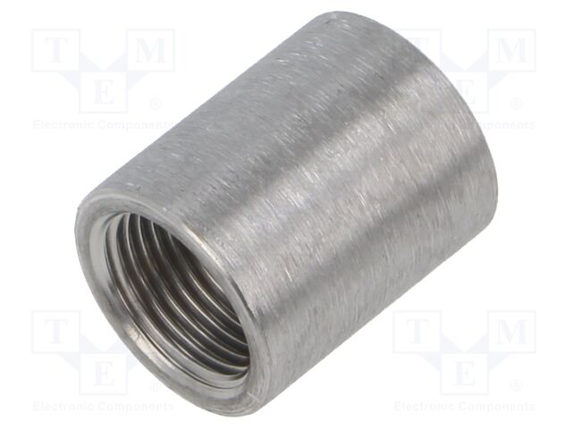 Long,round,female-female; max.10.5bar; 1.4408 stainless steel