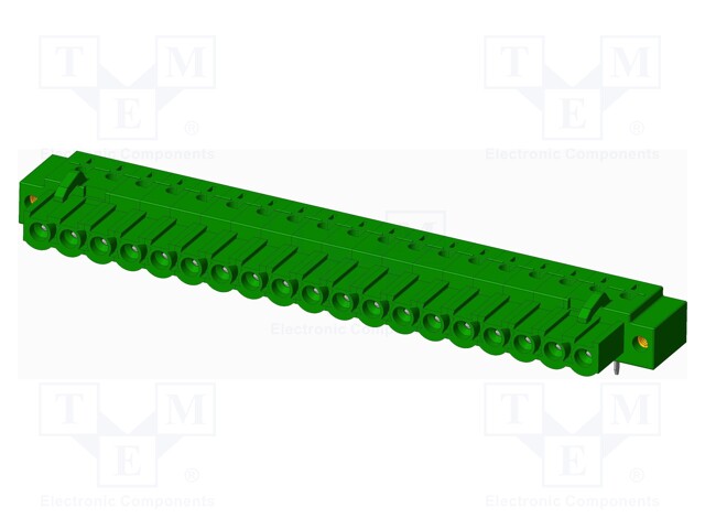 Connector: pluggable terminal block; socket; female; angled 90°
