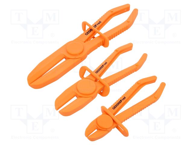 Tools set: pliers; locking; with position lock; 3pcs; max.160°C