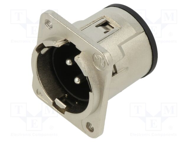 CHASS. CON. MALE 3POLE V W/M3