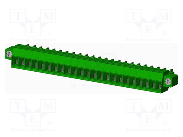 Connector: pluggable terminal block; plug; female; straight; 10A