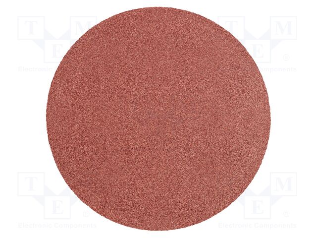 Cleaning cloth: sandpaper; Granularity: 100; Mounting: bur; Ø125mm