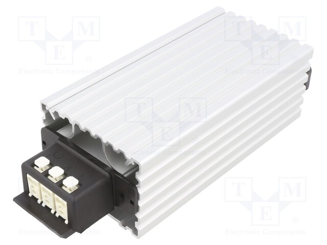 Radiator heater; 100W; IP20; DIN rail; 70x50x175mm; 110÷250V