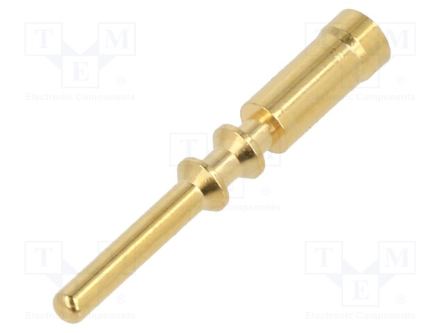 Circular Connector Contact, Han Series, Pin, Crimp, 14 AWG, 18 AWG