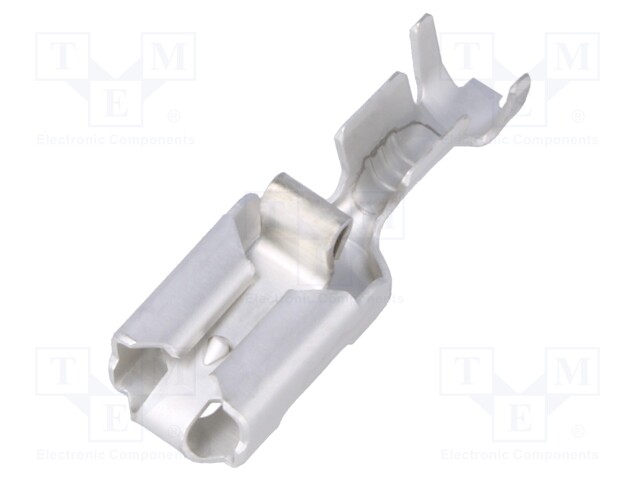 Terminal: flat; 6.3mm; 0.8mm; female; 1÷2.5mm2; crimped; for cable