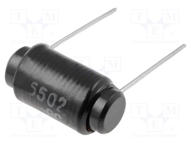 Inductor: wire; THT; 100uH; 10A; ±20%; vertical