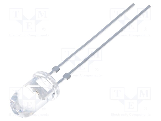 IR transmitter; 5mm; 875nm; transparent; 22mW; 24°; THT; 100mA