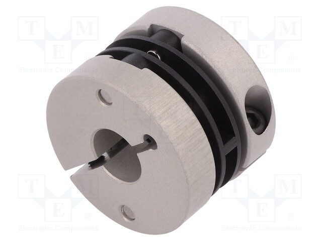 Coupling; Ø1: 10mm; Ø2: 10mm; Mat: aluminium,polyamide; -10÷80°C