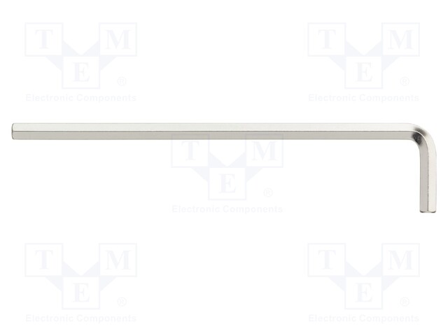 Key; hexagon keys; HEX 10mm; Overall len: 231mm; Plating: nickel