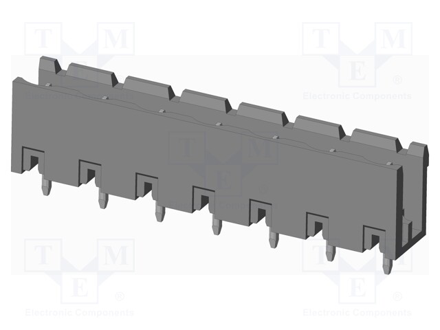Connector: pluggable terminal block; socket; male; on PCBs