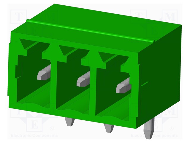 Connector: pluggable terminal block; socket; male; angled 90°