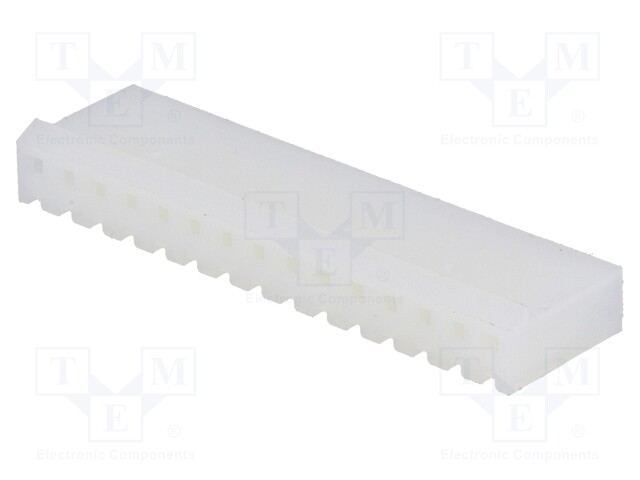 Plug; wire-board; female; 3.96mm; PIN: 15; w/o contacts; for cable