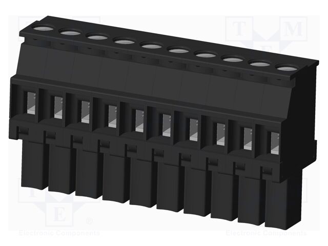 Connector: pluggable terminal block; plug; female; angled 90°