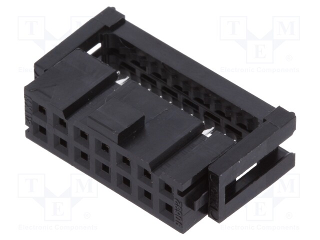 Plug; IDC; female; PIN: 14; straight; without strain relief; IDC