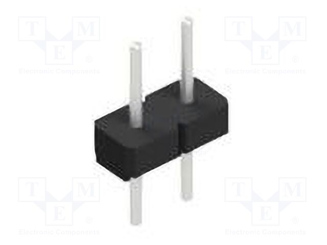 Connector: pin strips; pin header; male; PIN: 2; 2.54mm; THT; 1x2