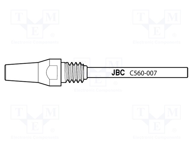 Nozzle: desoldering; 4.8x2.4mm; Features: longlife