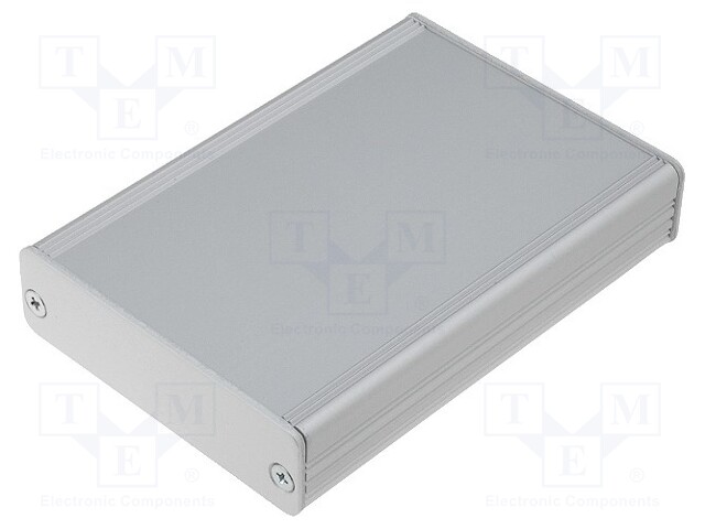 Enclosure: with panel; AKG; X: 71mm; Y: 100mm; Z: 20mm; aluminium