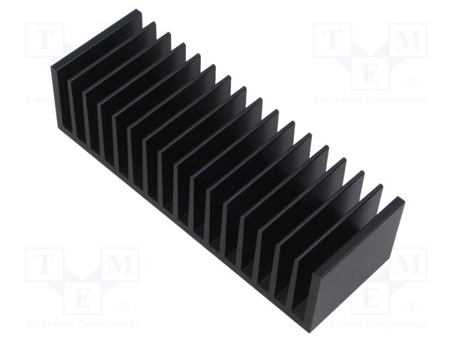 Heatsink: extruded; grilled; black; L: 50mm; W: 150mm; H: 40mm