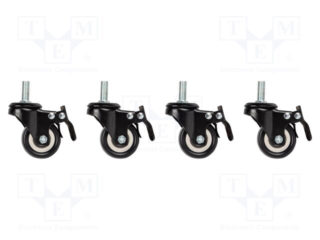 Set of wheels; black