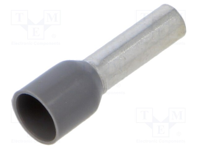 Tip: bootlace ferrule; insulated; copper; 4mm2; 10mm; tinned