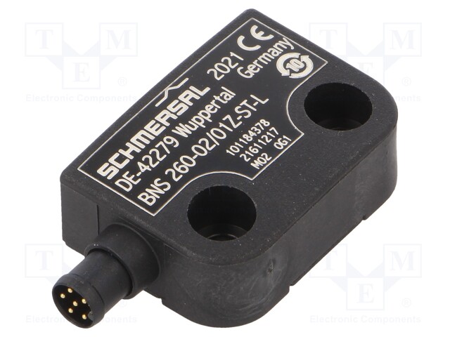 Safety switch: magnetic; Series: BNS 260; Contacts: NC x2; IP67