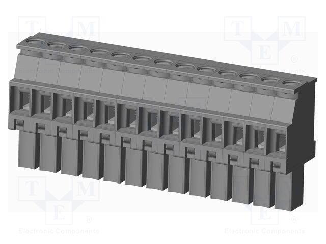 Connector: pluggable terminal block; plug; female; angled 90°