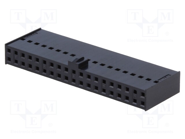 Plug; wire-board; female; C-Grid III; 2.54mm; PIN: 38; w/o contacts