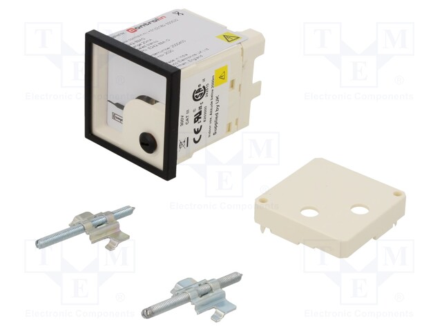 Meter: panel; analogue; 4÷20mA; Class: 1,5; IP52; panel; 48x48mm