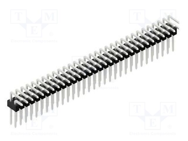 Connector: pin strips; pin header; male; PIN: 62; 2.54mm; THT; 2x31
