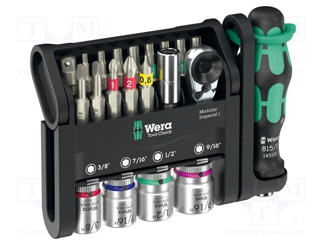 Kit: general purpose; hex key,Phillips,slot,Torx®; 21pcs.