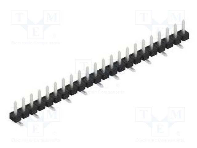 Connector: pin strips; pin header; male; PIN: 22; 2.54mm; SMT; 1x22