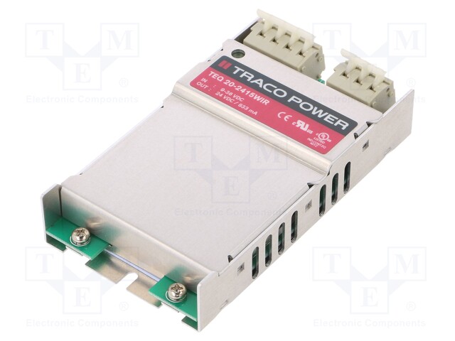 Converter: DC/DC; 20W; Uin: 9÷36V; 24VDC; Iout: 833mA; 330kHz; OUT: 1