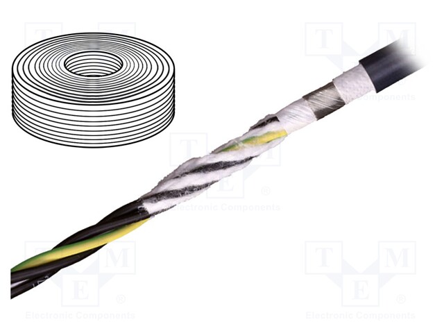 Wire: control cable; chainflex® CFROBOT2; 12G0,75mm2; PUR; Cu