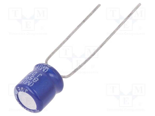 Capacitor: electrolytic; THT; 68uF; 16VDC; Ø6.3x7mm; Pitch: 5mm