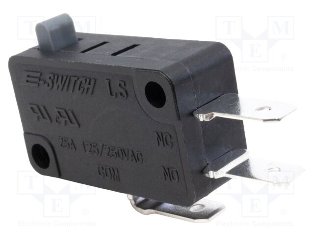 Microswitch SNAP ACTION; 25A/250VAC; without lever; SPDT; Pos: 2