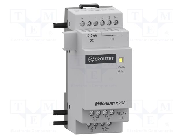 Module: extension; IN: 4; OUT: 4; OUT 1: relay; 12÷24VDC; Millenium