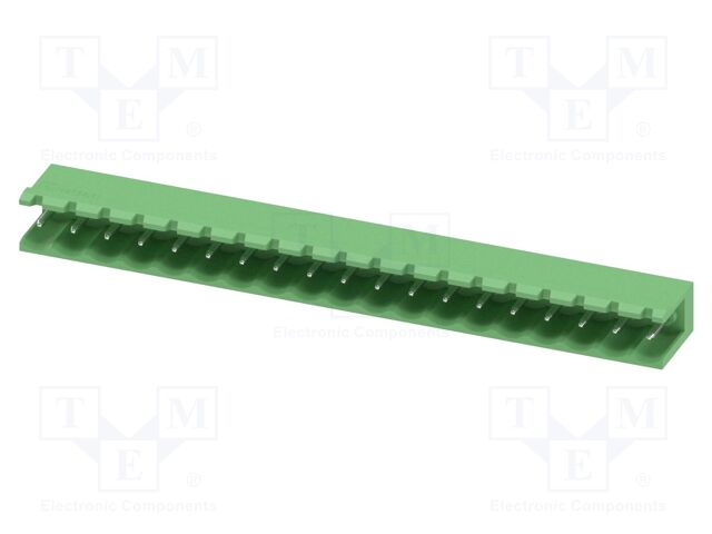 PCB headers, nominal cross section: 2.5 mm?, color: green, n