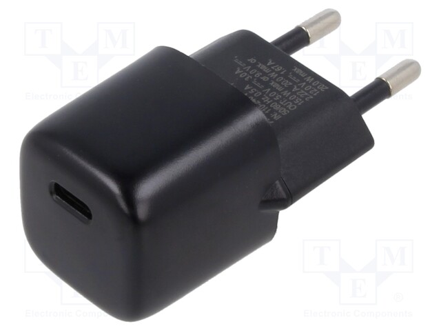 Power supply: switched-mode; plug; 5÷12VDC; 20W; Plug: EU; 82.8%