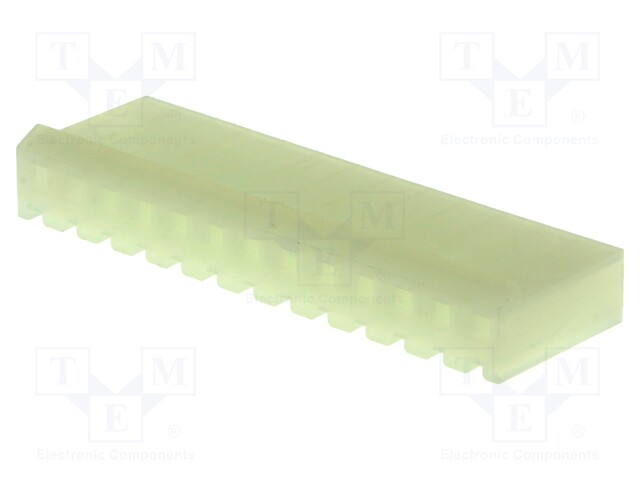 Plug; wire-board; female; 3.96mm; PIN: 13; w/o contacts; for cable