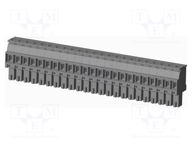Connector: pluggable terminal block; plug; female; angled 90°